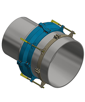 68” Enclosure Clamp ensures continuous plant operability
