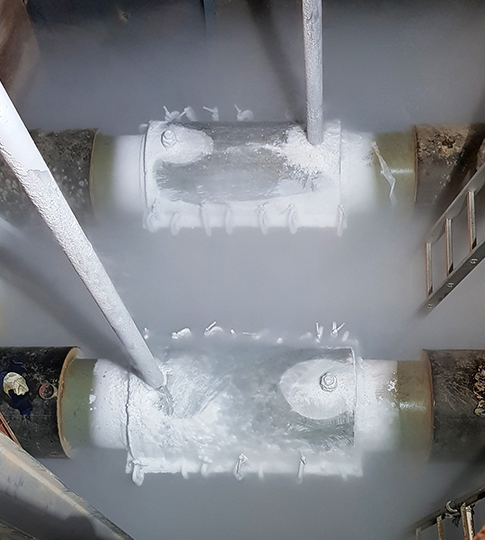Pipe Freezing maintenance handled by wellube